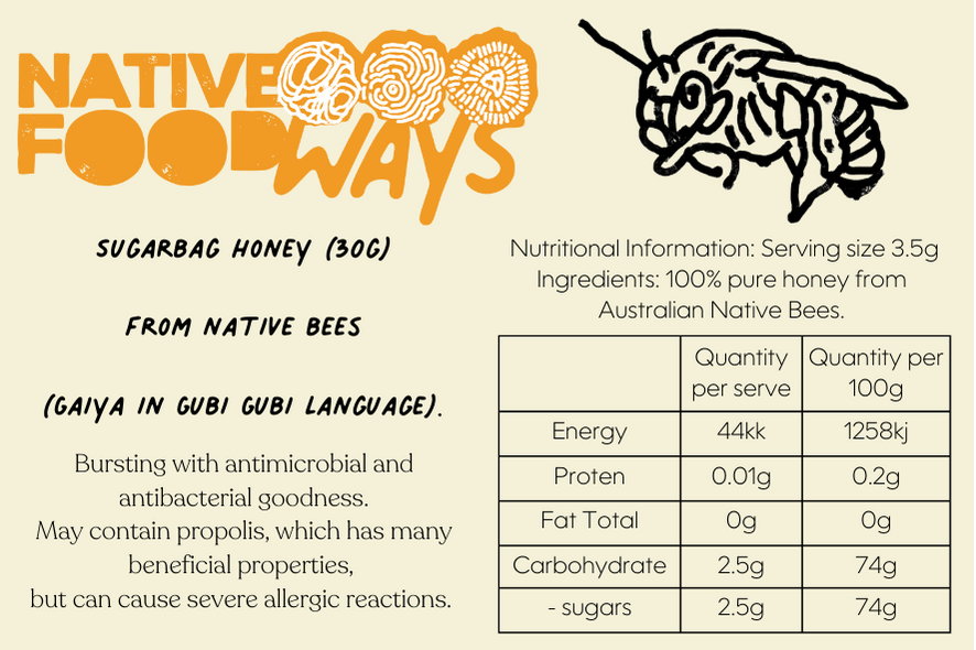 Sugarbag Native Honey 65g (Back in Stock Soon!)