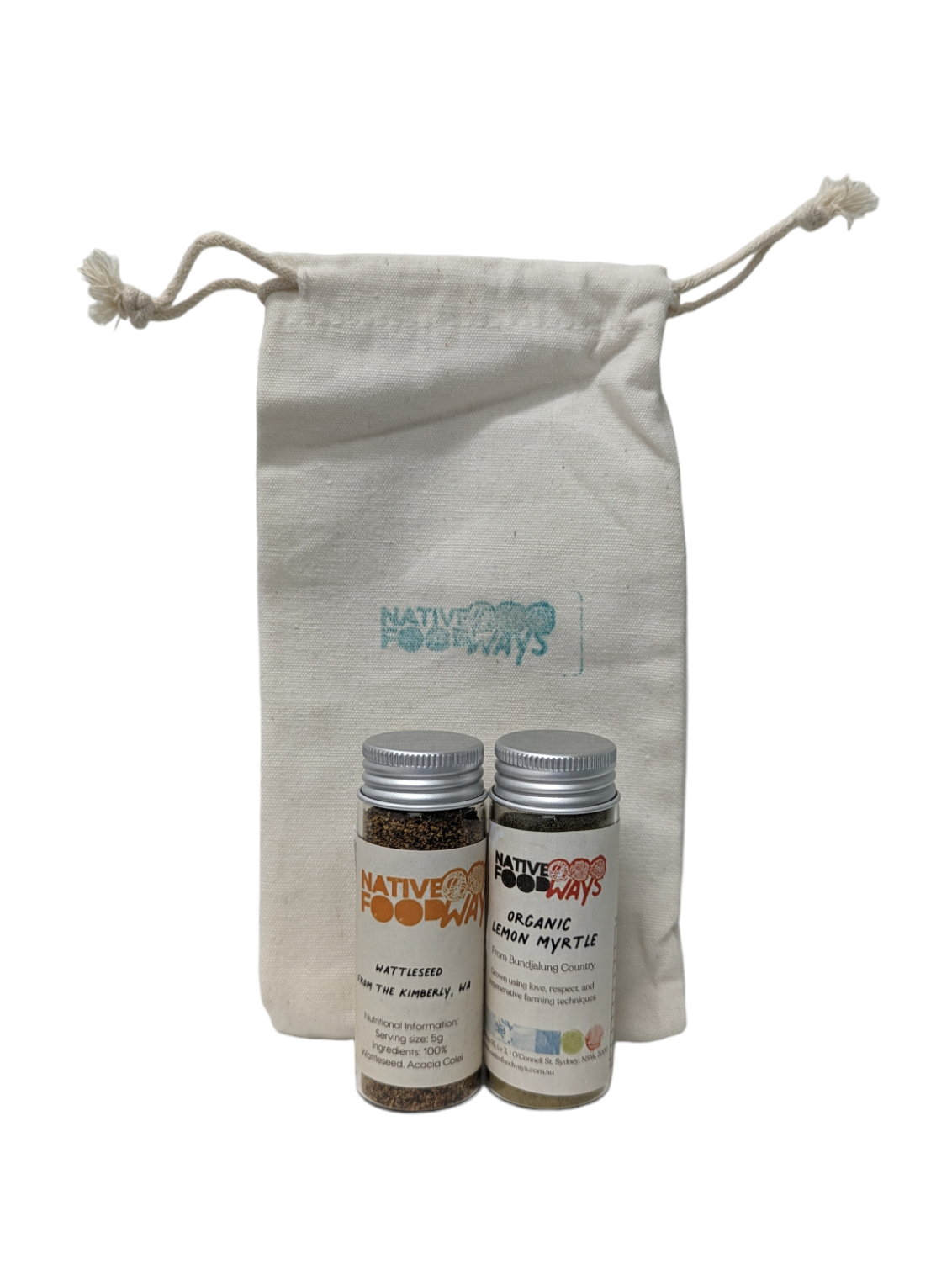Wild Harvested Wattleseed and Organic Lemon Myrtle Gift Pack