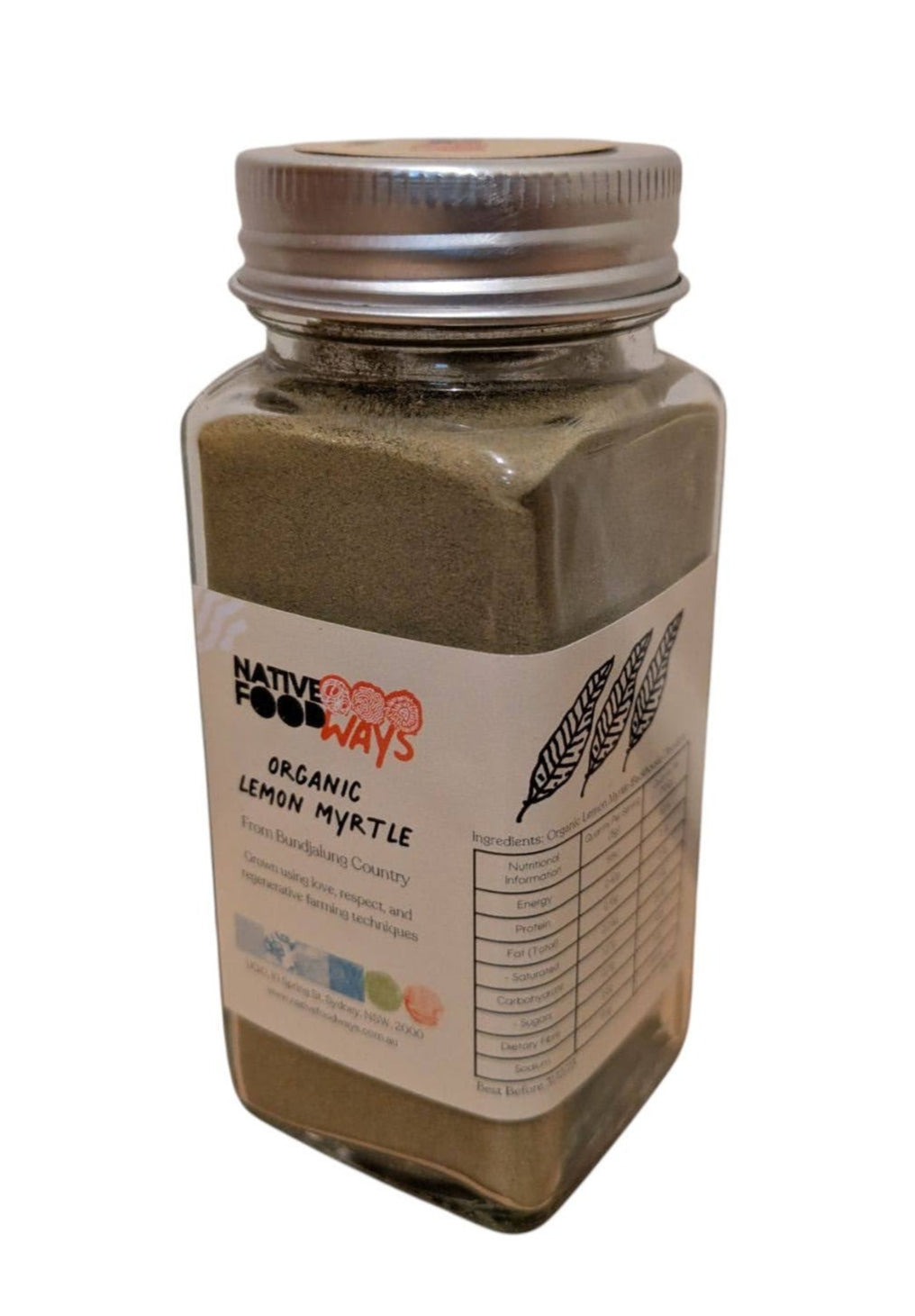 Organic Lemon Myrtle (Ground/Powder) 50g