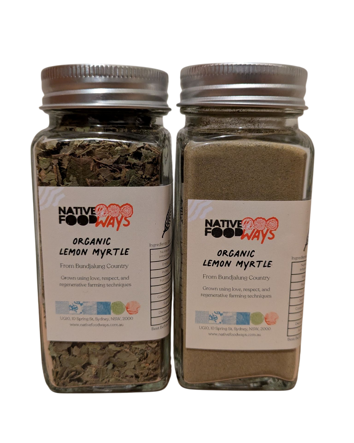 Organic Lemon Myrtle Twin Pack (Tea and Powder)