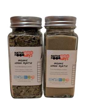 Organic Lemon Myrtle Twin Pack (Tea and Powder)